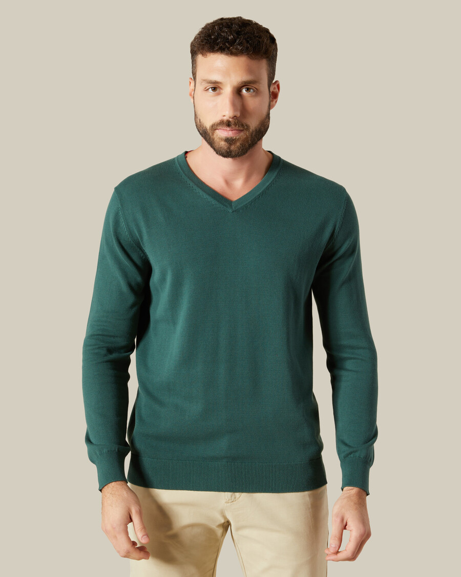 jersey de cuello en v