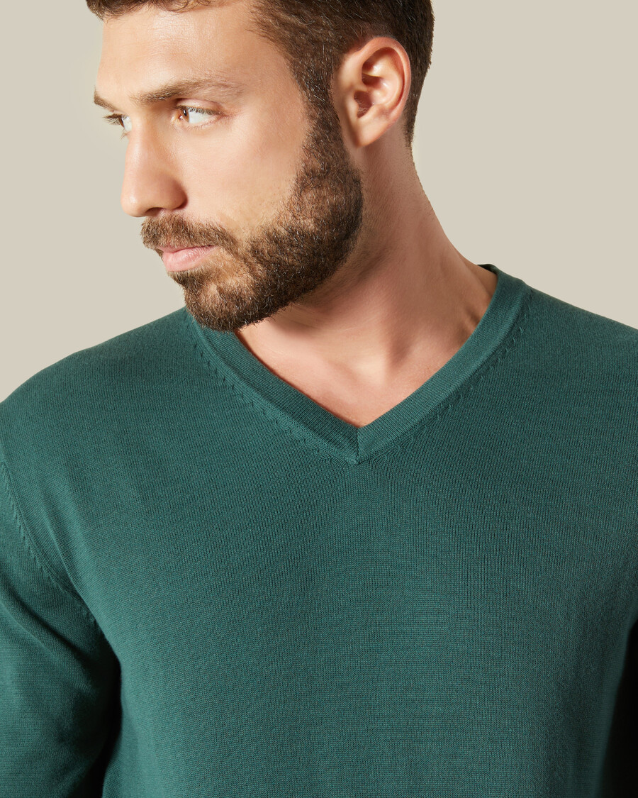 jersey de cuello en v