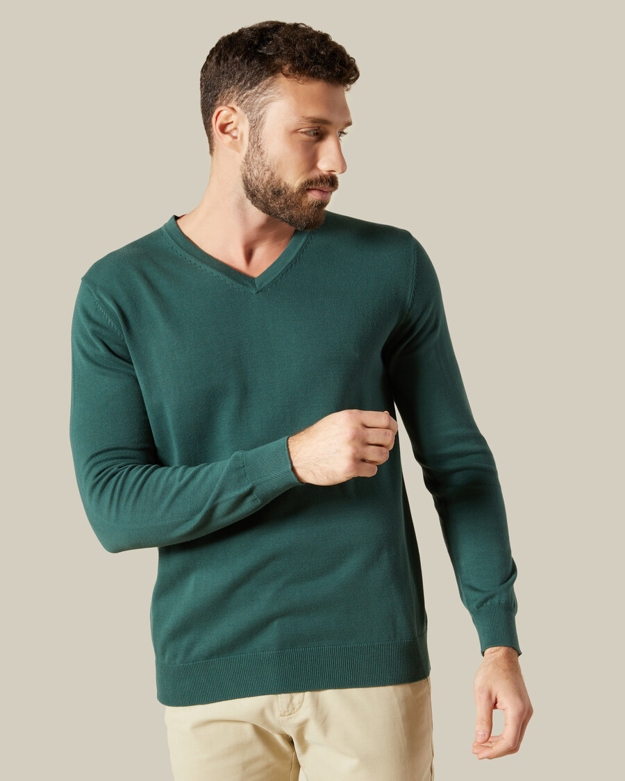 jersey de cuello en v