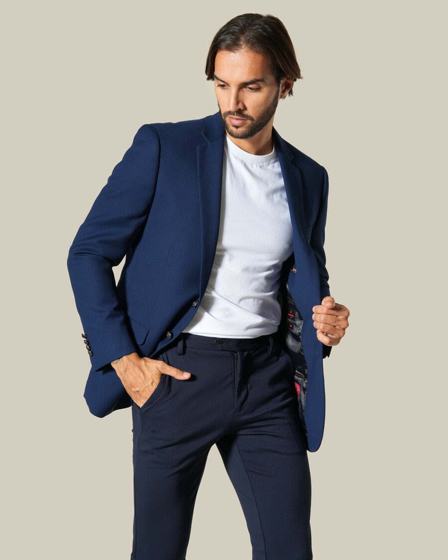 chaqueta de traje de un solo pecho