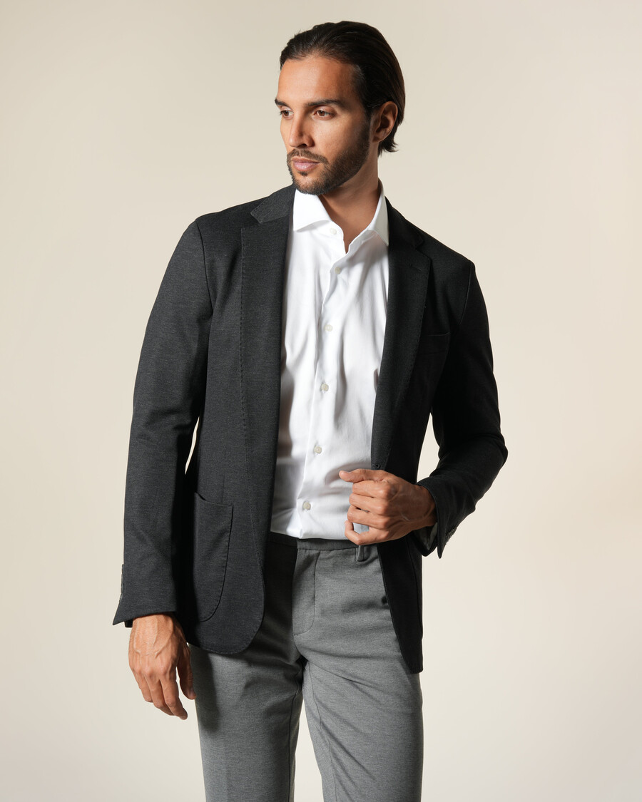 chaqueta de traje de corte entallado