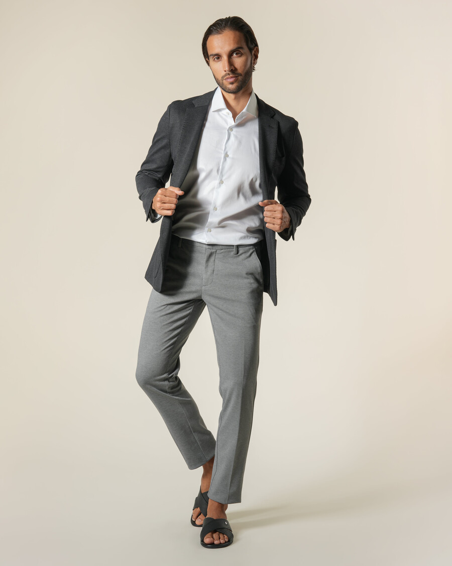 chaqueta de traje de corte entallado