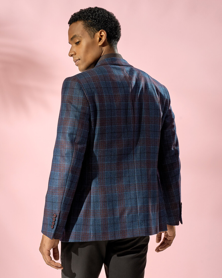 chaqueta formal de corte entallado