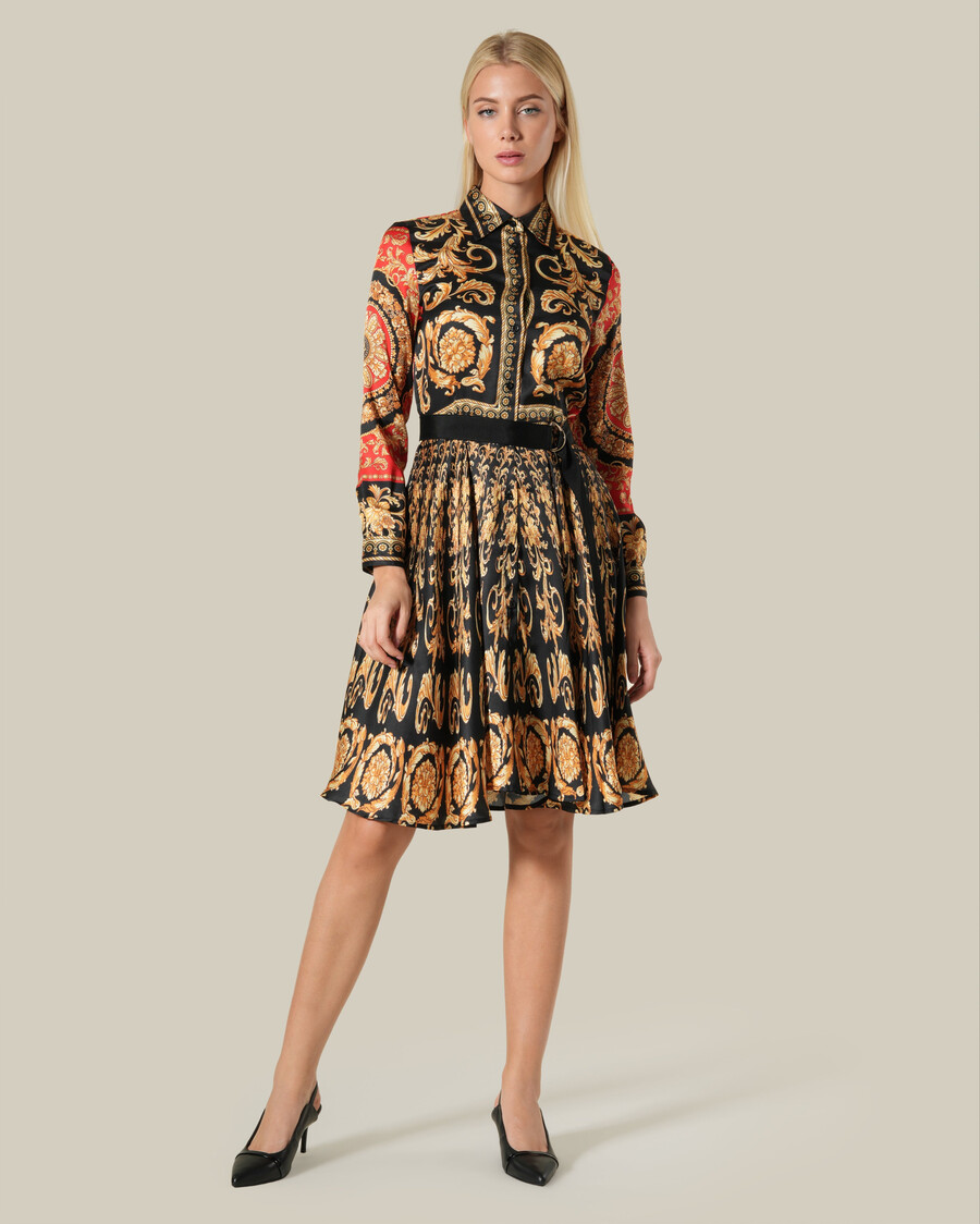 vestido estampado barroco español